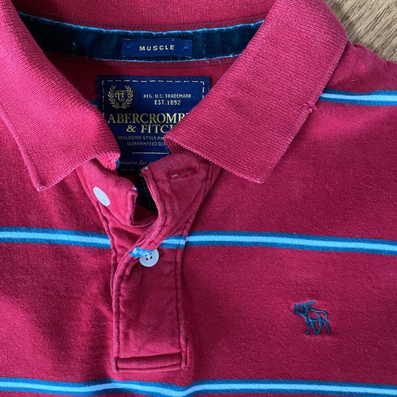 Abercrombie long sleeve polo size large - Picture 2 of 4